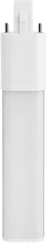 8W 2 Pin Compact Tube Fluorescent Lamp, Horizontal Tube Base G23 Fluorescent Lamp, 6000K(White G23)