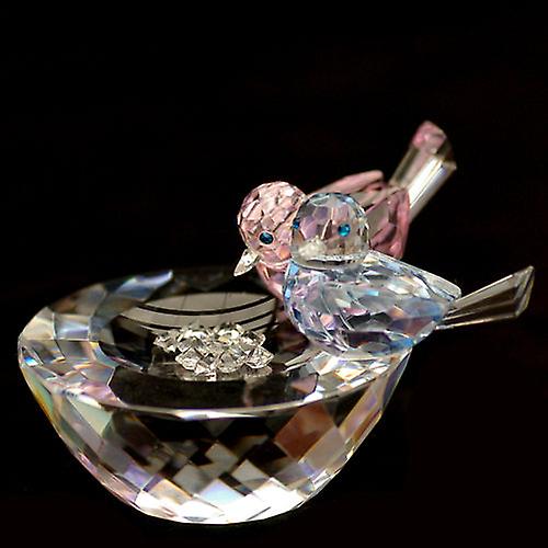 Bird Bath Austrian Figurine Ornament Sculpture Statue Souvenir Decoration