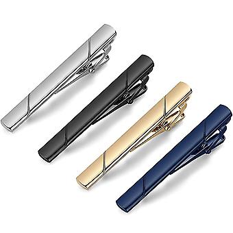 6 Pcs Tie Clips For Men Tie Bar Clip Set For Regular Ties Necktie