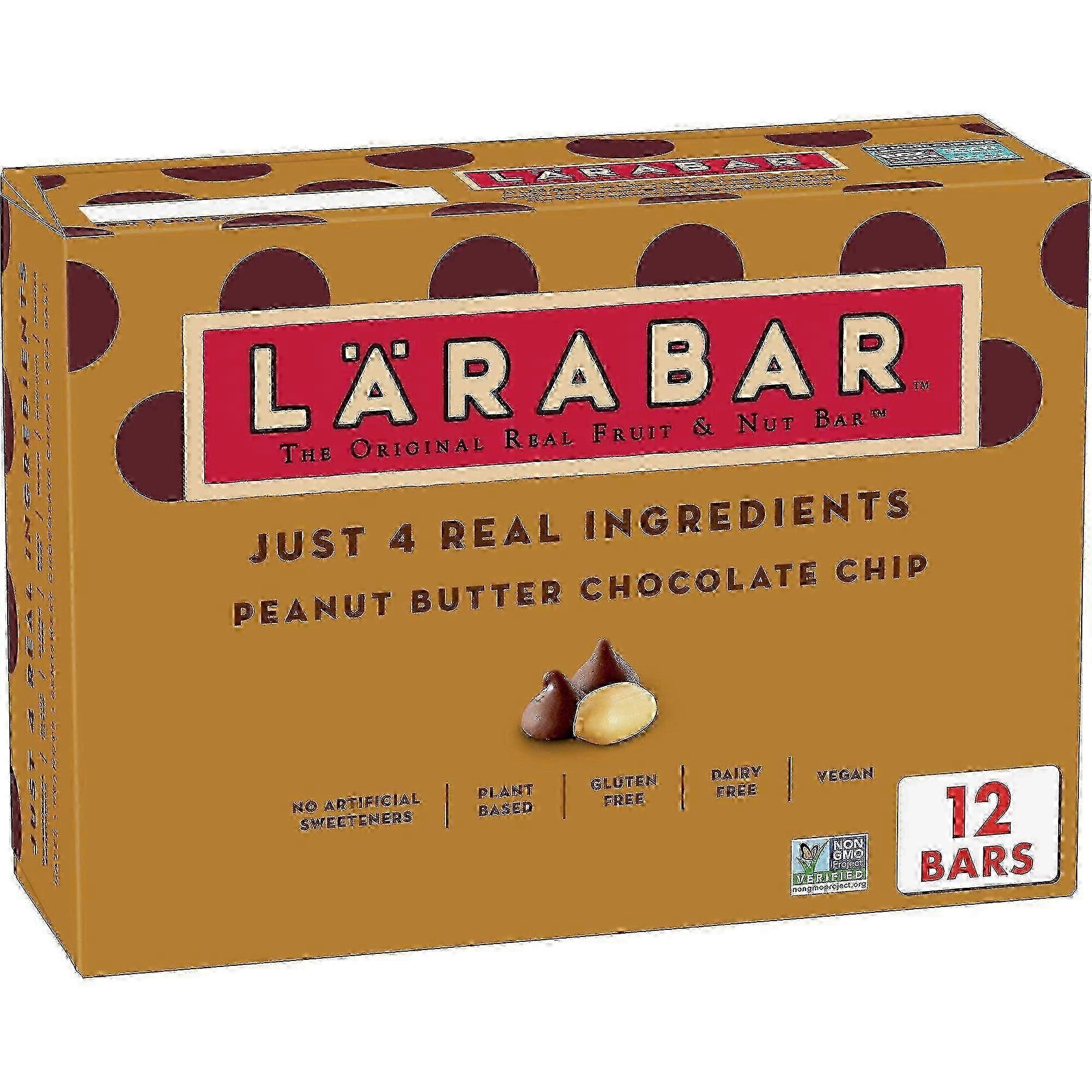 Larabar Peanut Butter Chocolate Chip Protein Bars, 12 Ea