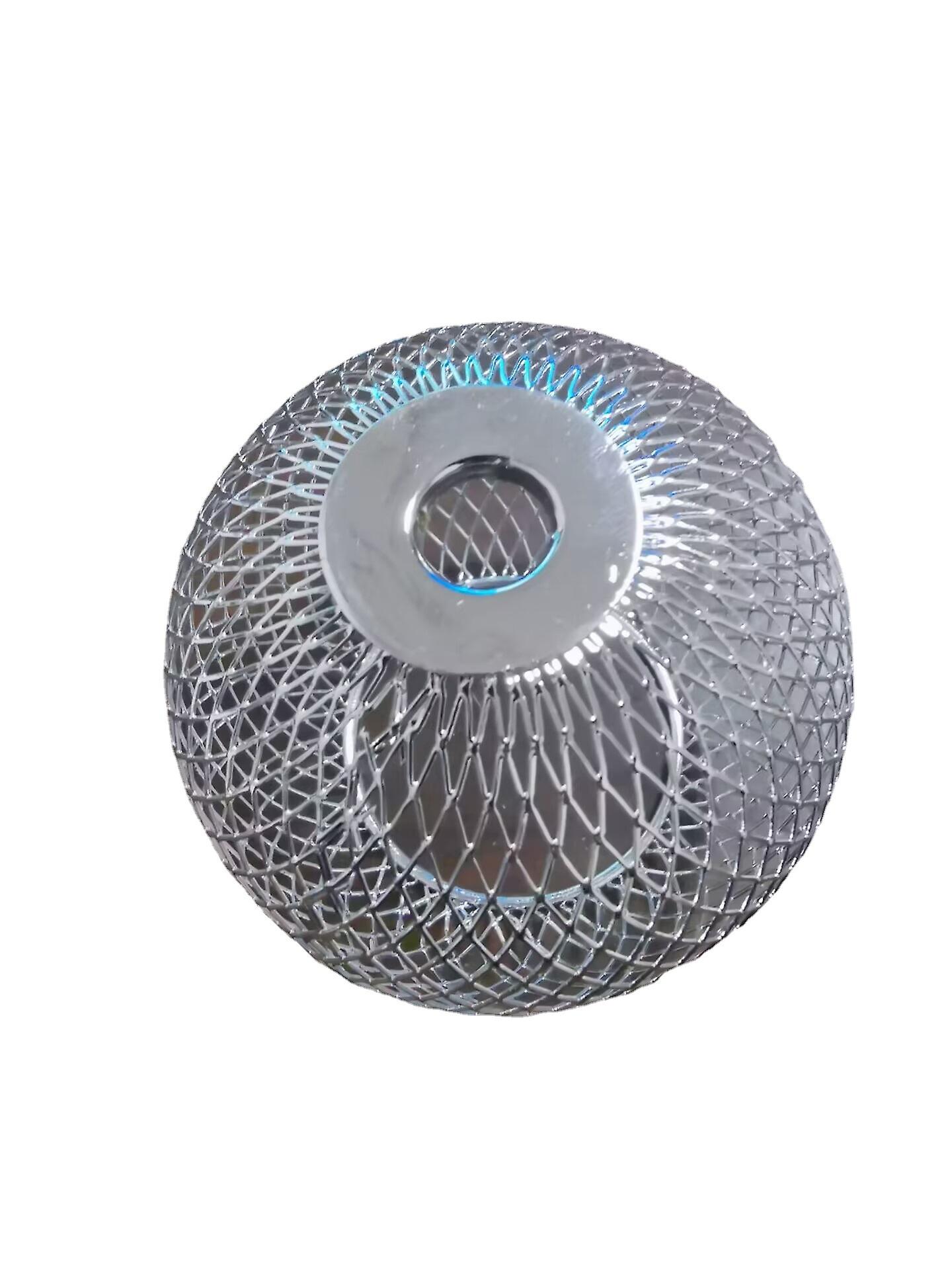 2 pieces, ceiling light shade, metal shade, silver