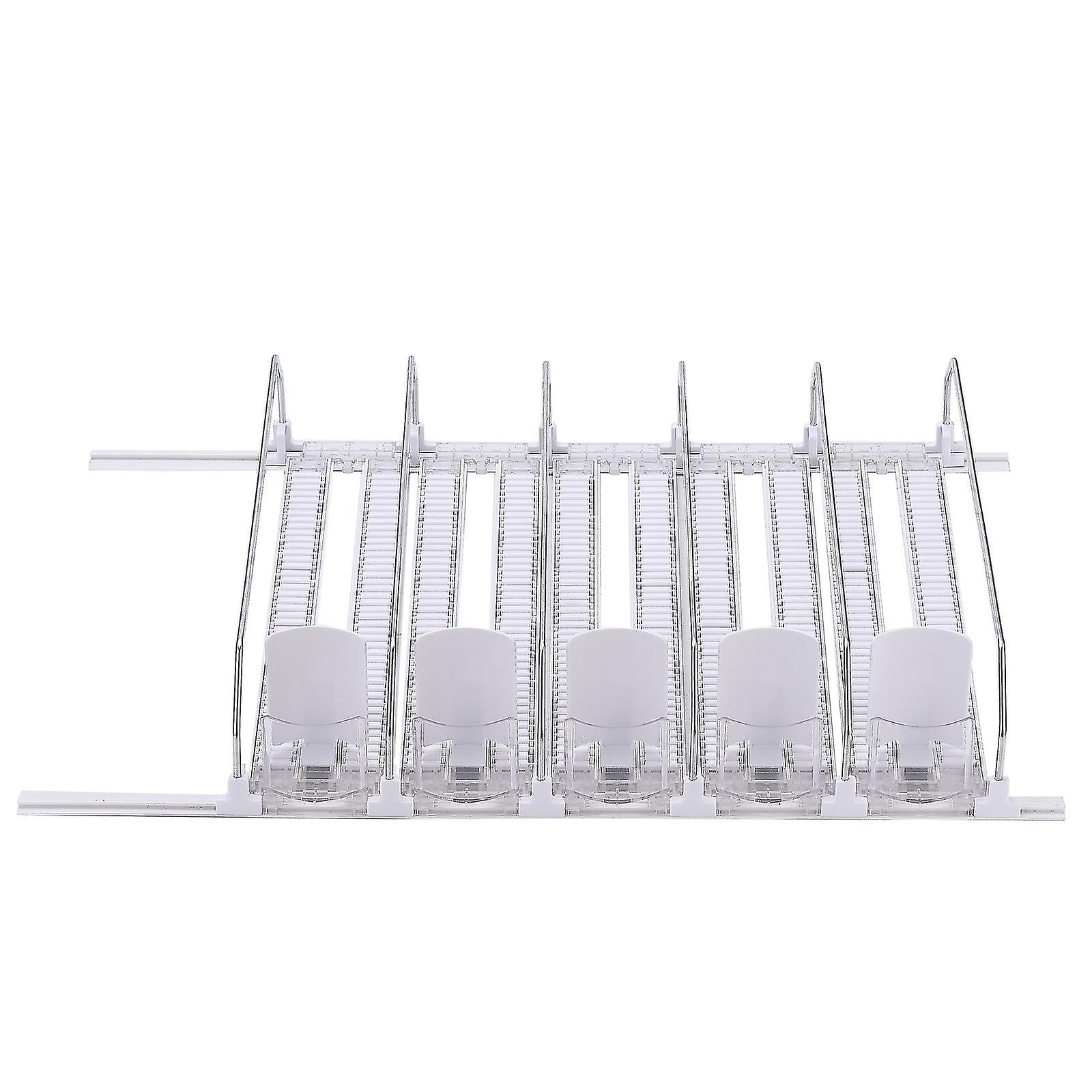 Drink Organizer For Fridge-white Automatic Pusher Glide- Set Of 6/5/3 Pcs 31cm 38cm Drink Organizer