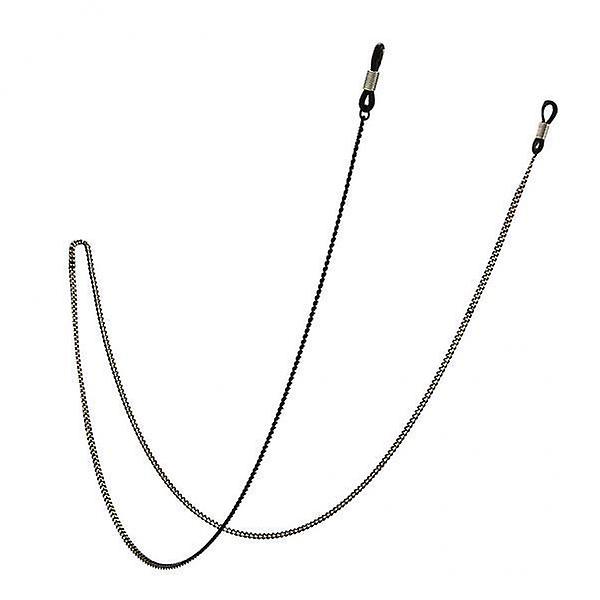 2xBrief Style Eyeglasses Sunglasses Holder Retainer Cord Chain String Black