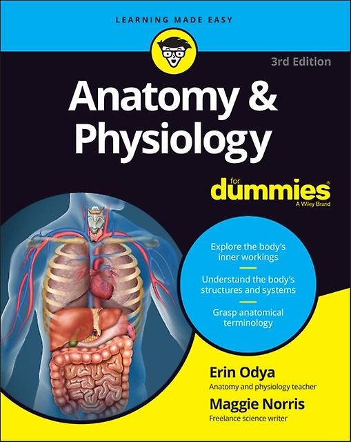 Anatomy Physiology For Dummies by Maggie A. Norris Paperback Book