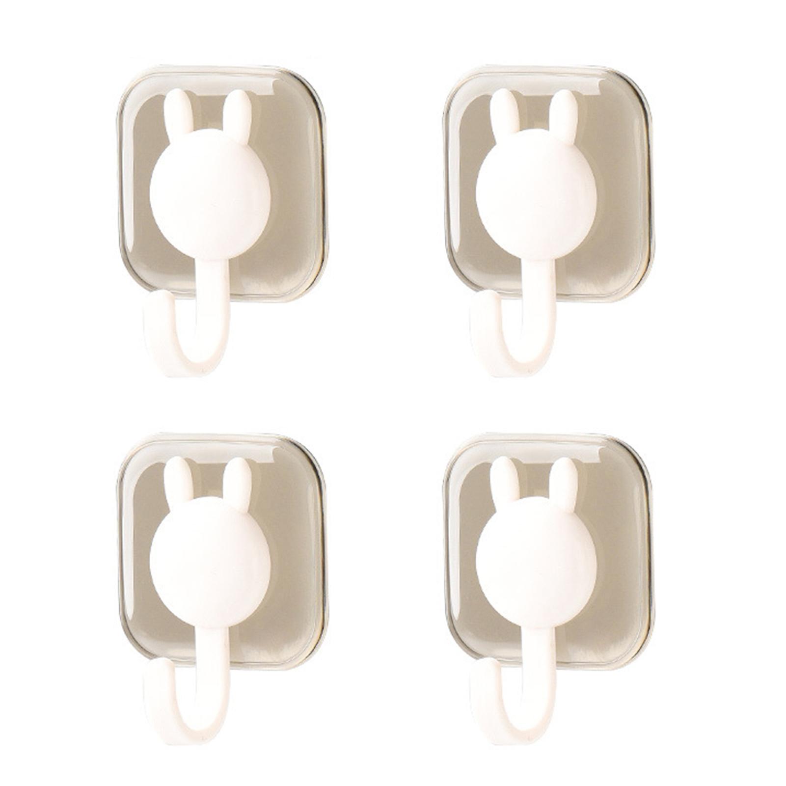 Wall Reusable Seamless Hooks Heavy Duty Self Adhesive Hooks