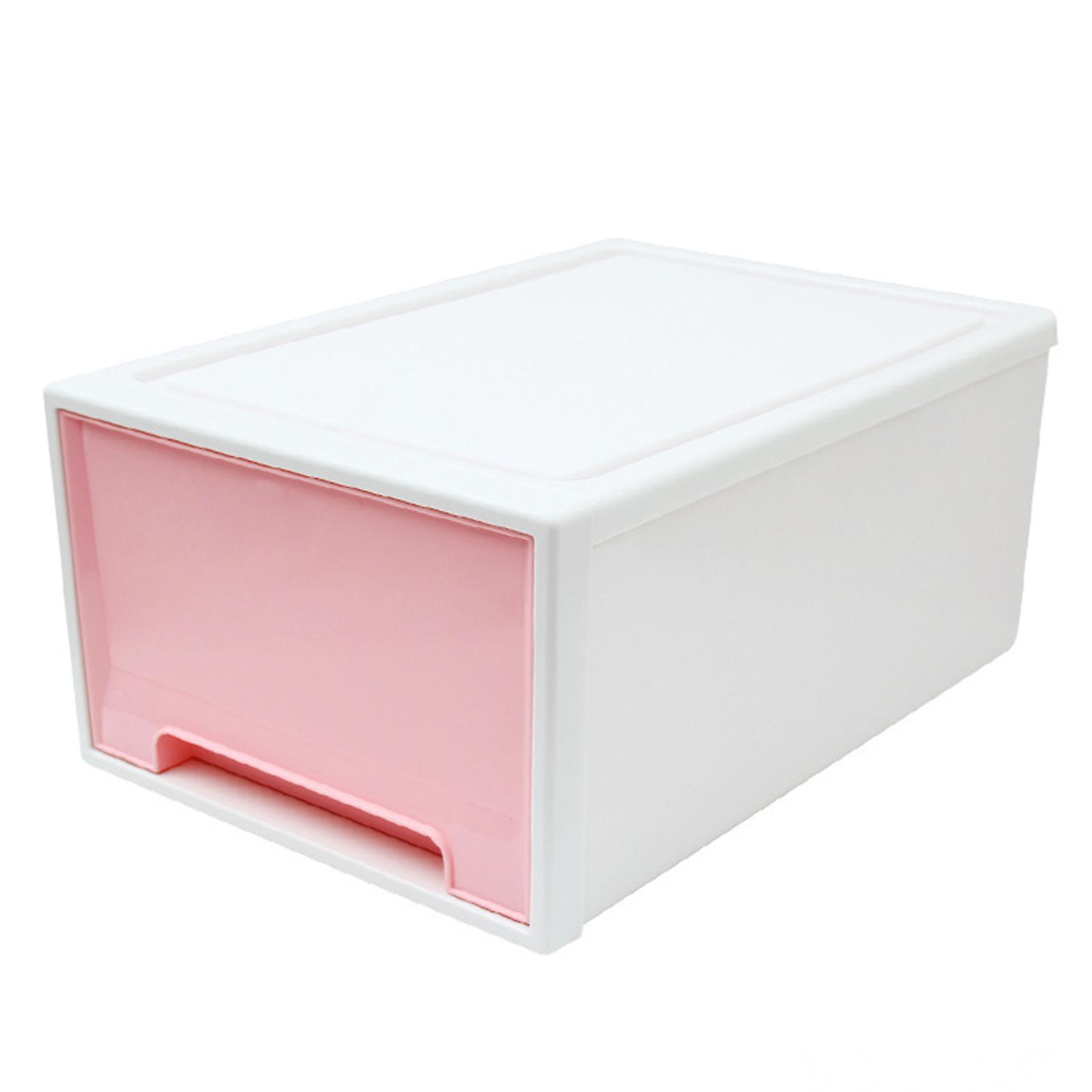 Transparent Stackable Desktop Storage Box Wardrobe Large Capacity Storage Drawer