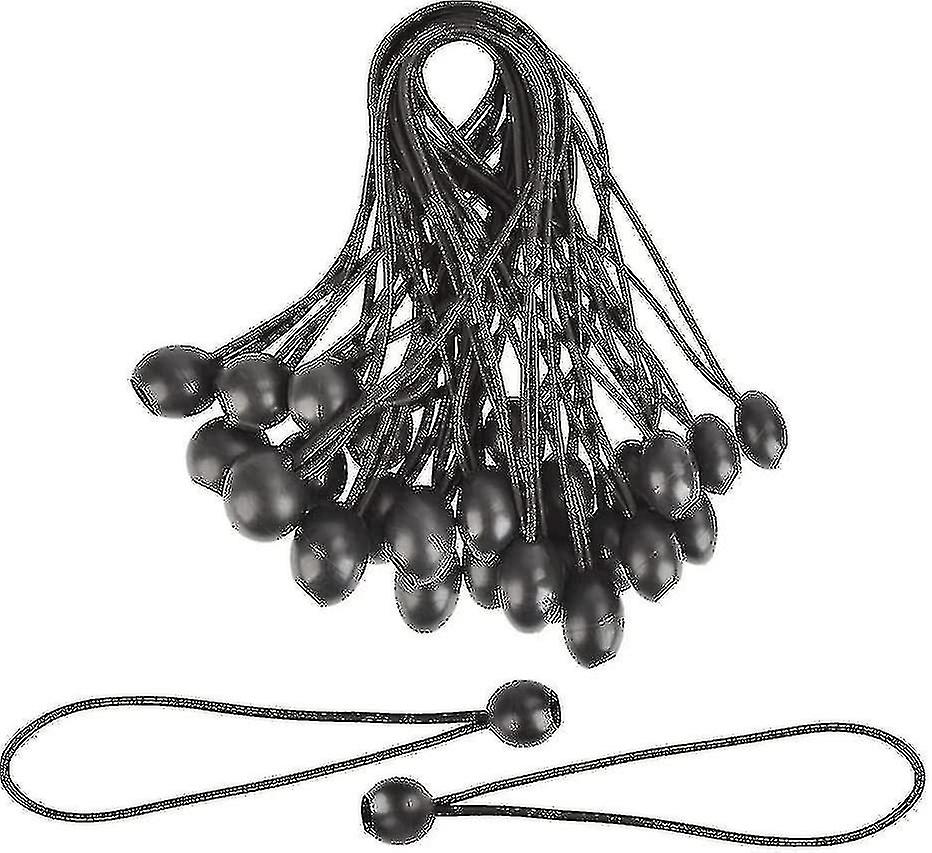 30pcs elastischer Spanner, Gummi-Bungee-Spanner mit Kugel, für Plane
