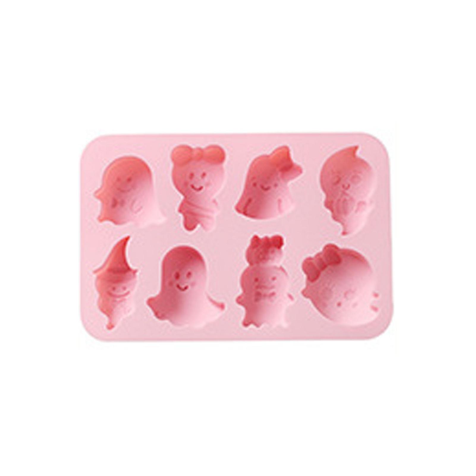 Chocolate Candy Halloween Theme Silicone Mould Soft And Easy To Use No Odor Mould For Halloween Cake Decoration Tool