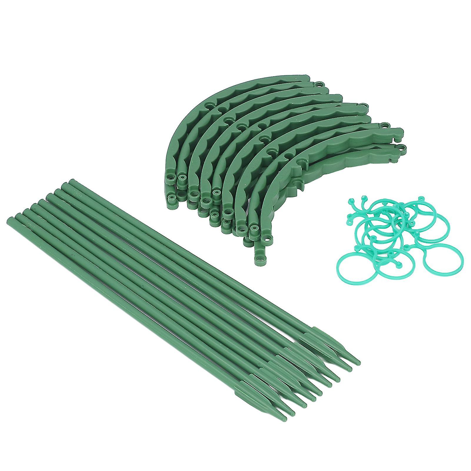3 Sets Plant Support Cage Stake Plastic 25cm Horticulture Accessory for Flower Tomato