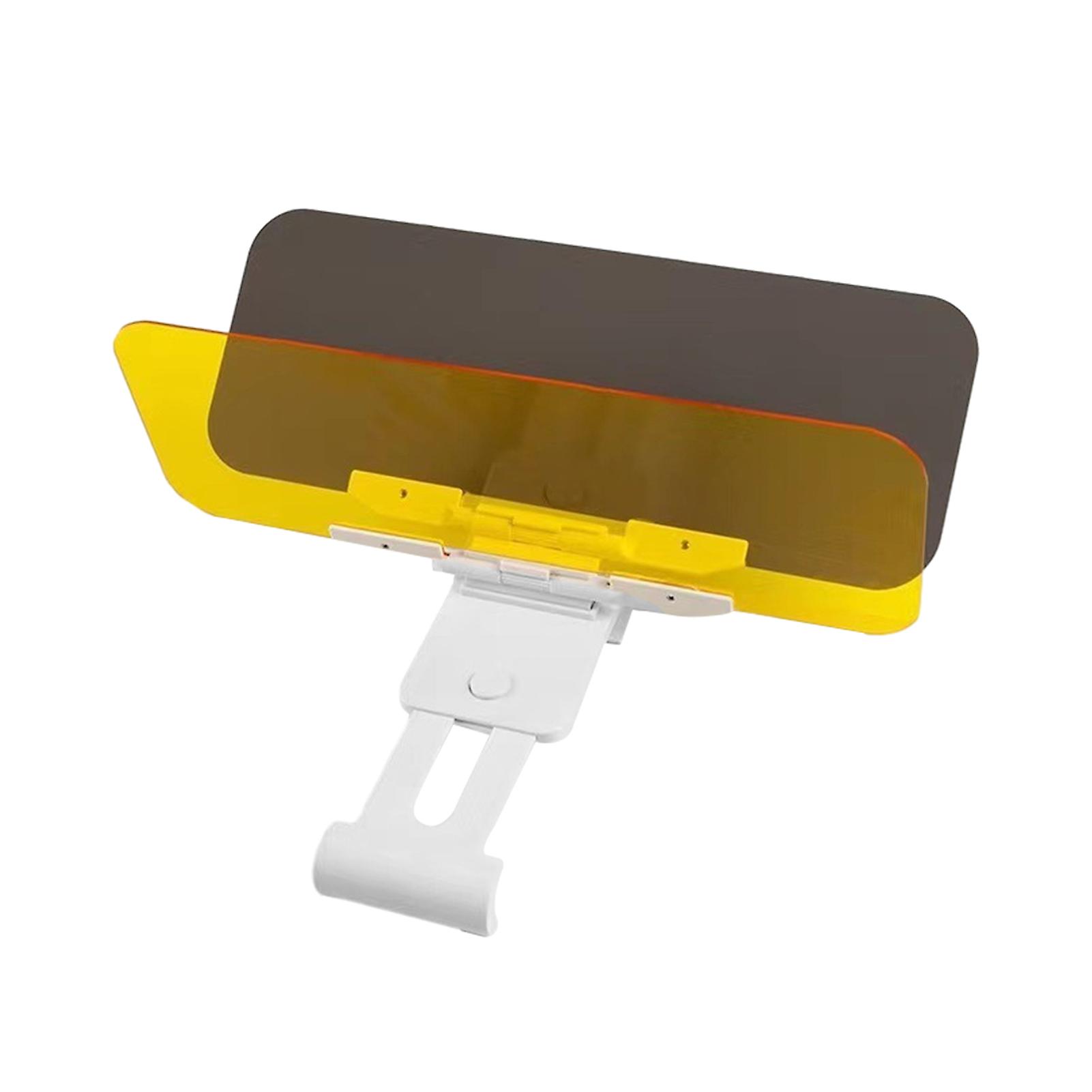 2-in-1 자동차 눈부심 방지 앞유리 바이저 주야간 이중 사용 범용 내구성 차양 SUV 트럭 RV 세단 쉬운 설치