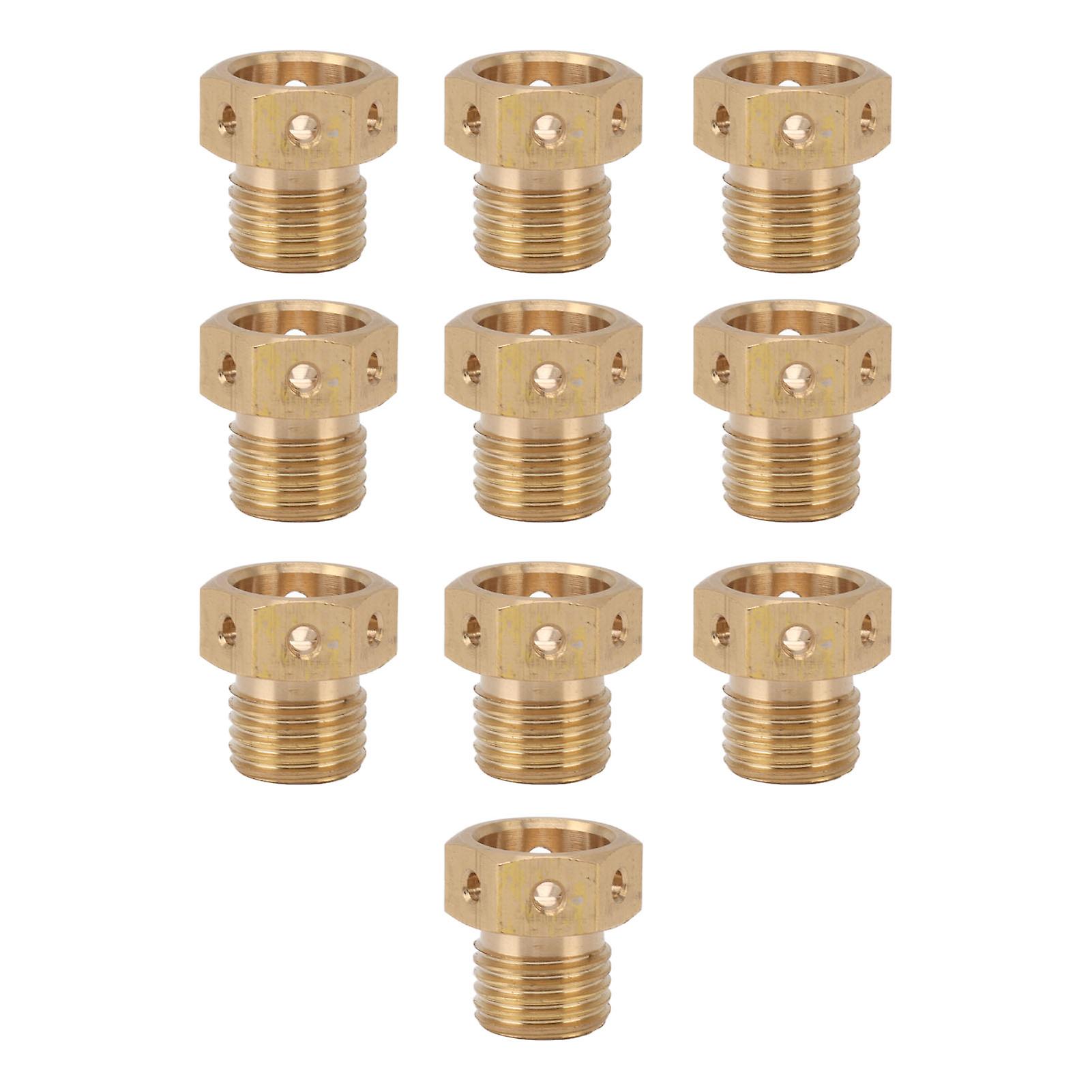 Lot de 10 buses de brumisation en laiton à trous multiples, anticorrosion, pour système de refroidissement, jardin, pelouse, M14 x 1,5