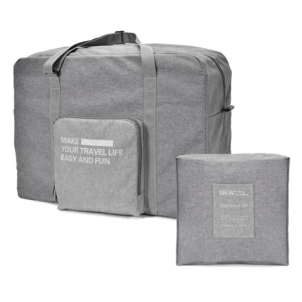 Foldable Travel Bag Luggage Handbag Waterproof Large Capacity Zipper for Clothes