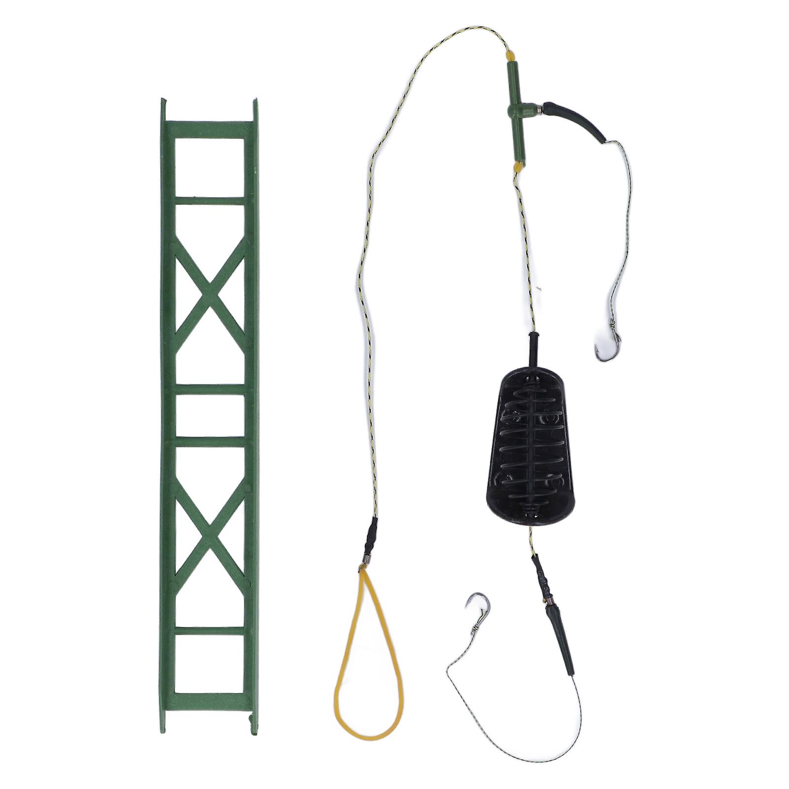 Fishing Hook Strong Power Bite Cage Efficient Sea Fish Hook with Metal Sinker for Carp