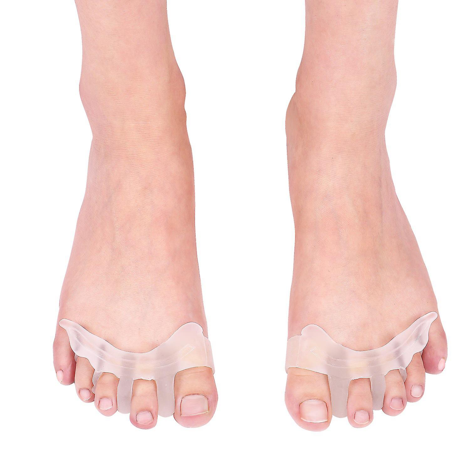 Gel Toe Separators, Toe Spacers for Men and Women, Easy to Wear in Shoes