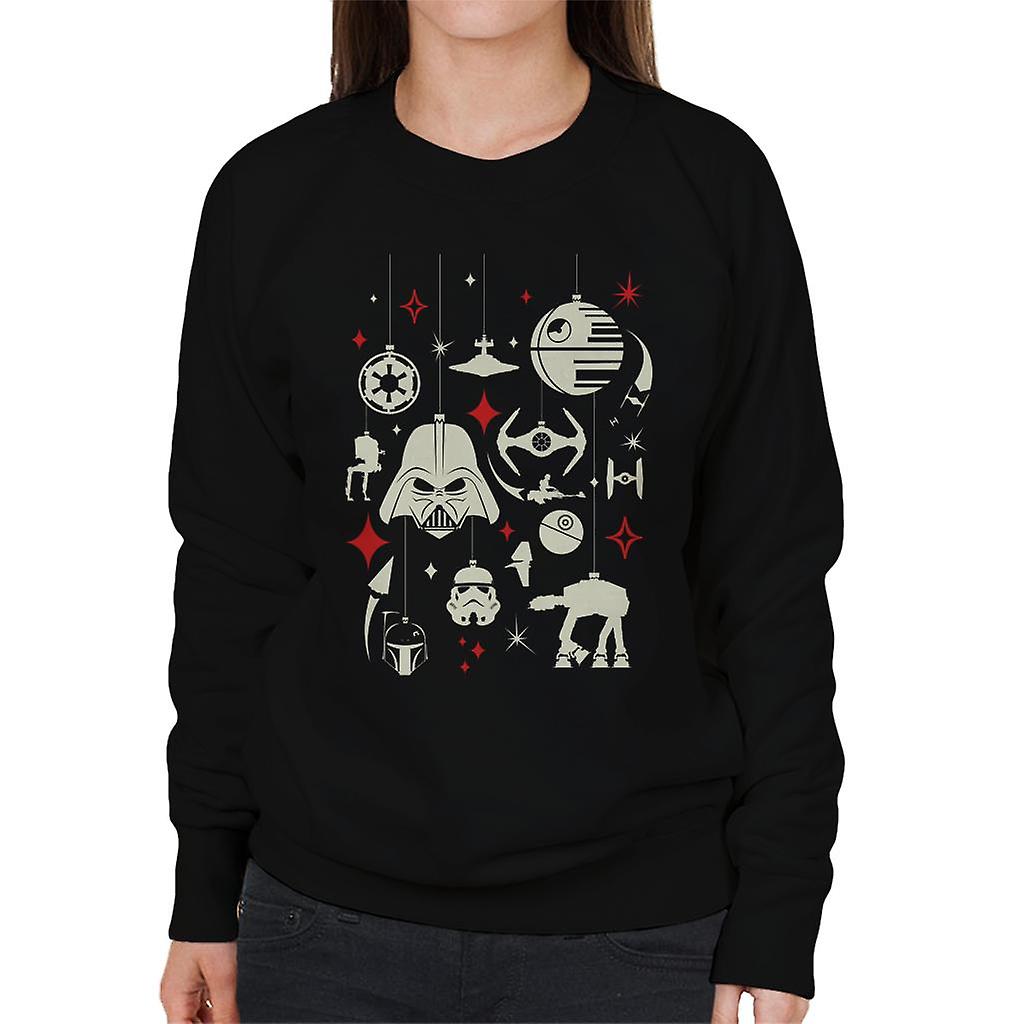 Star Wars Christmas Dark Side Ornaments Women's Sweatshirt