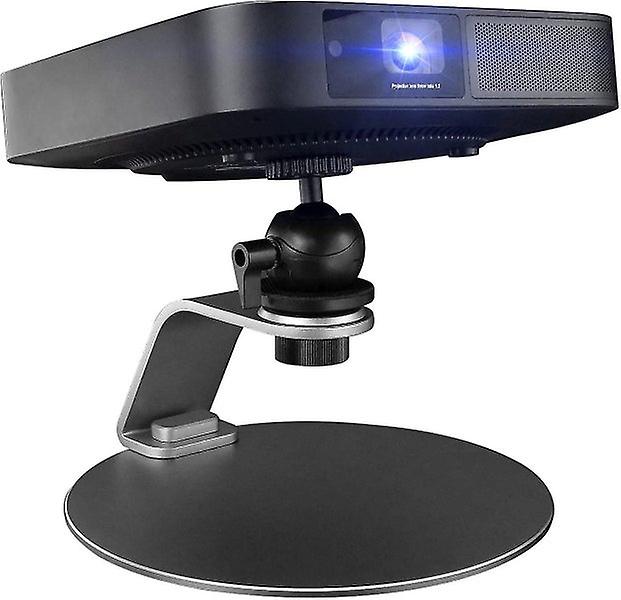 Movable Projector Stand with 38mm Ball Head Tilt Adjustment for Portable Desktop Presentations