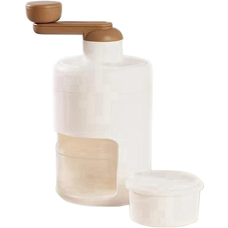 Ice Shear Snow Cone Machine - Portable Ice Crusher and Ice Shear Machine with Free Square Ice Trays~25852