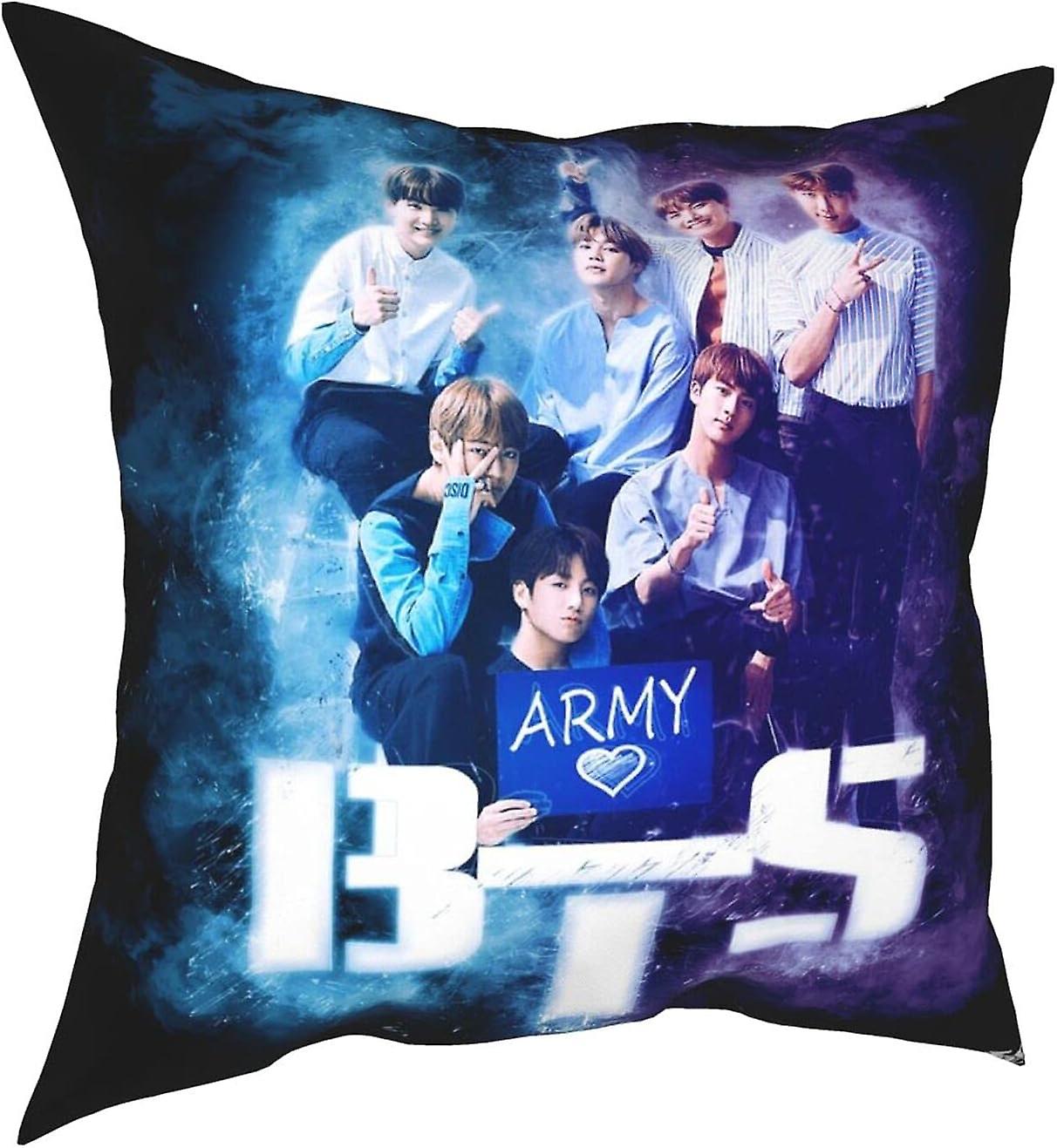 Comfortable Pillowcase B_x_S Pillow Cases Pack of 1,Soft Decorative Square Throw Pillow Covers Set Cushion Case for Sofa Bedroom Car (D-1073)