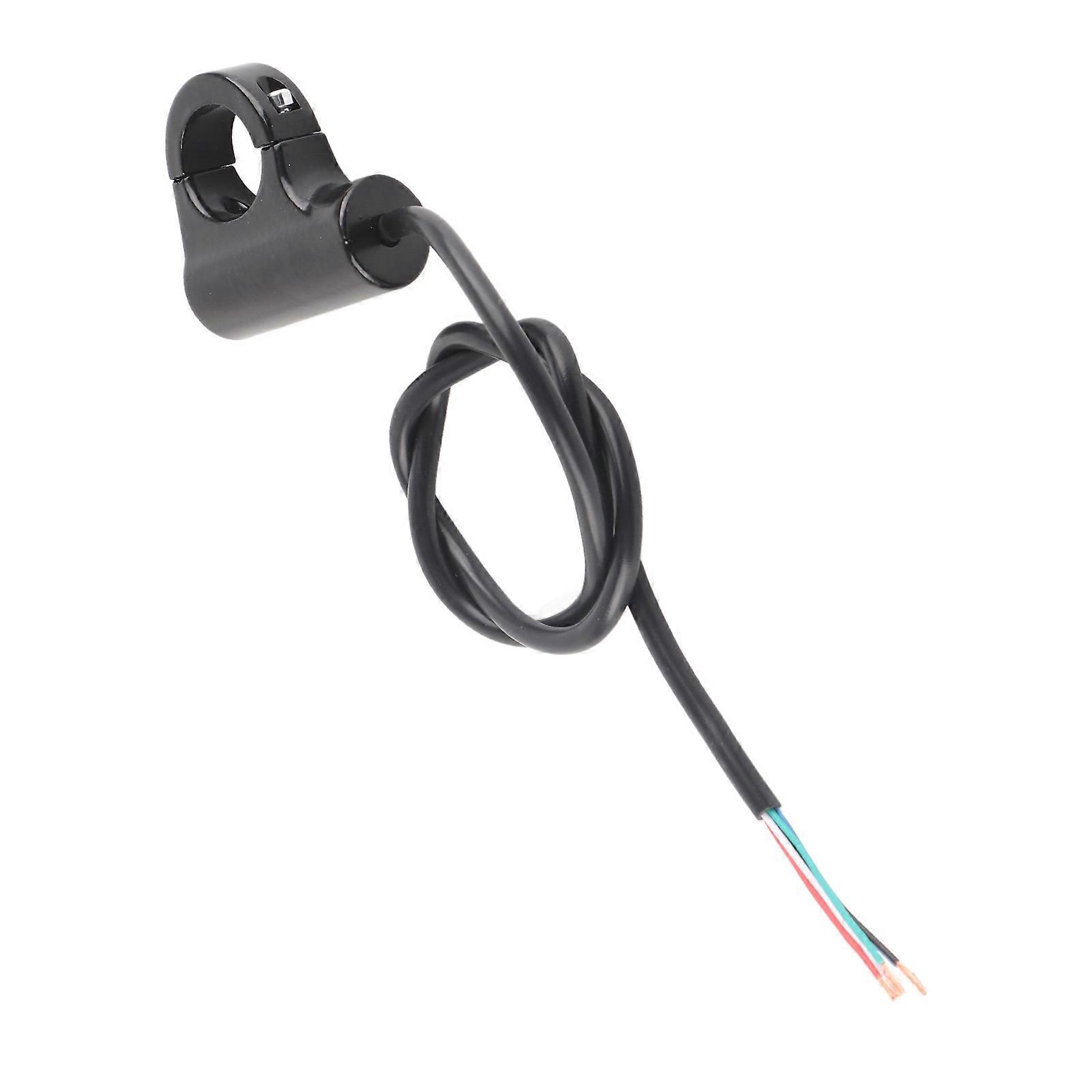 22mm handlebar switch for motorcycle with push button and blue LED