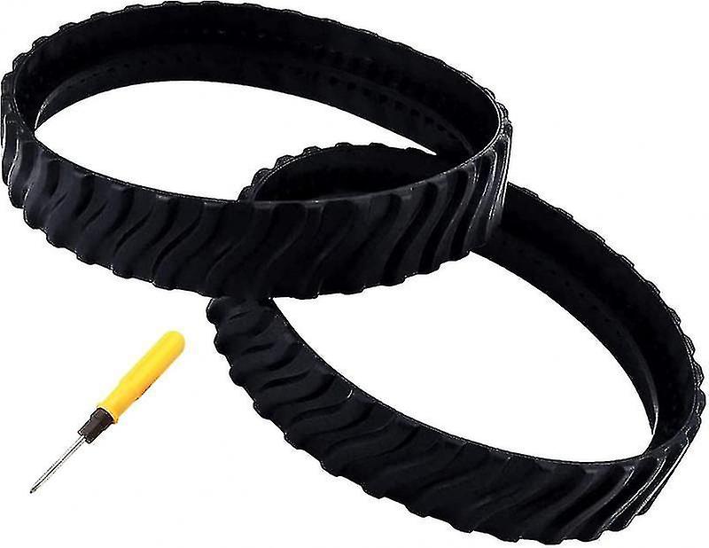 2 Pcs Tracks Adaptable For Tires Zodiac Mx6 Mx8 Mx9, Baracuda Robot Pool Cleaner R0526100 With Screwdriver Accessory For Swimming Pool Robot