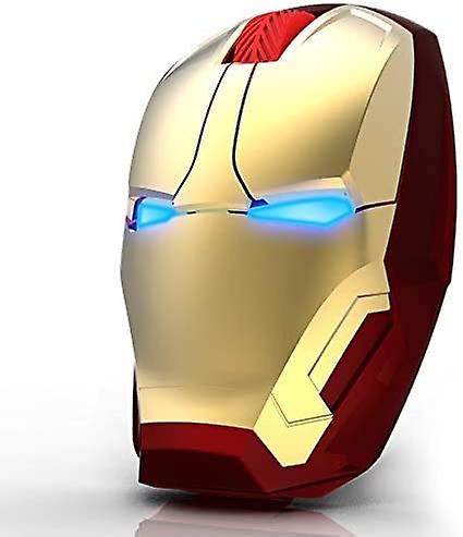 Ergonomic Wireless Mouse Cool Iron Man Mouse 2.4 G Portable Mobile Computer