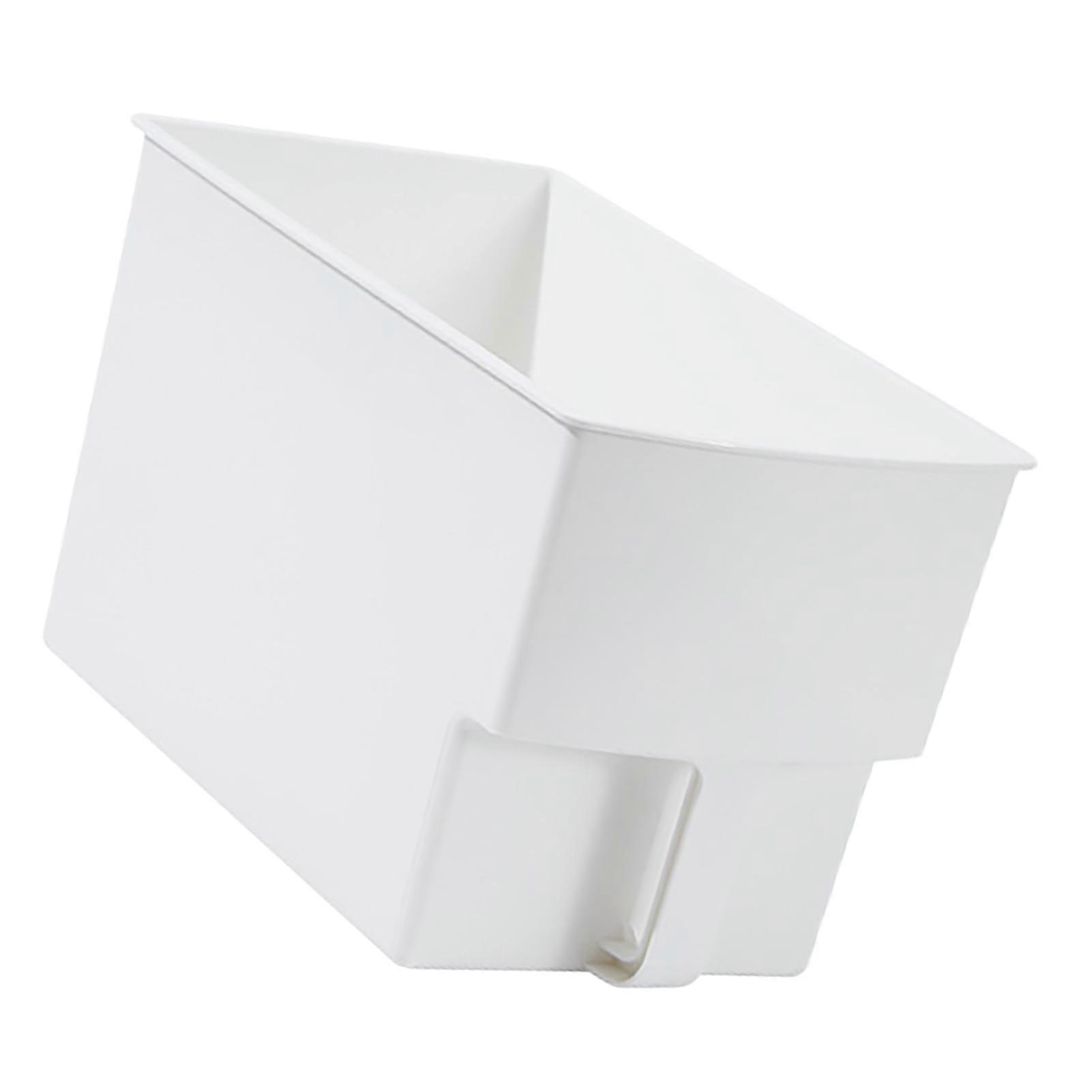 Cabinet Storage Box with Handle PP Plastic Organization Bin Multifunctional Drawer Container for Kitchen Bedroom