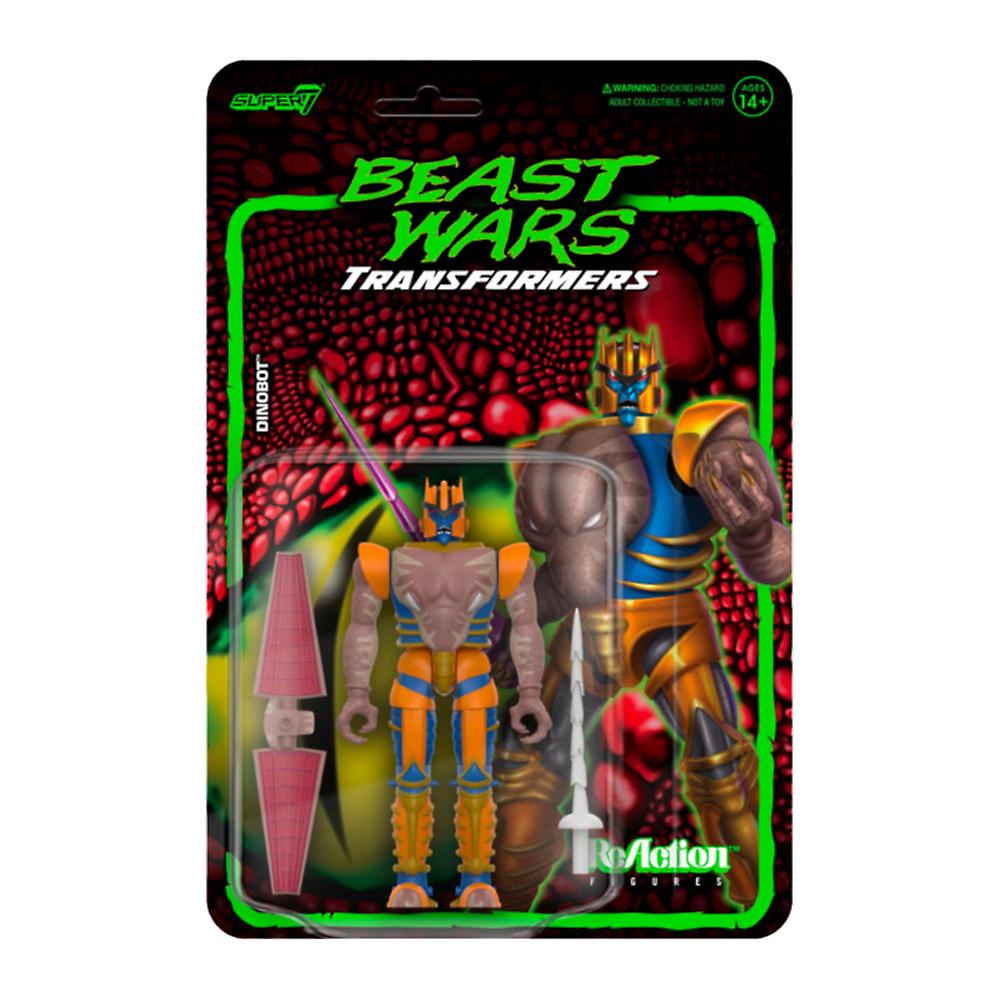 Super7 Transformers: Beast Wars Dinobot Reaction 3.75" Figure