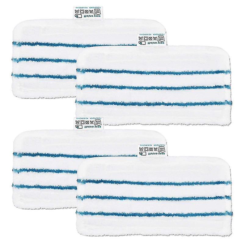 4pcs Mop Pads Washable Replacement Cleaning Mopping Cloth