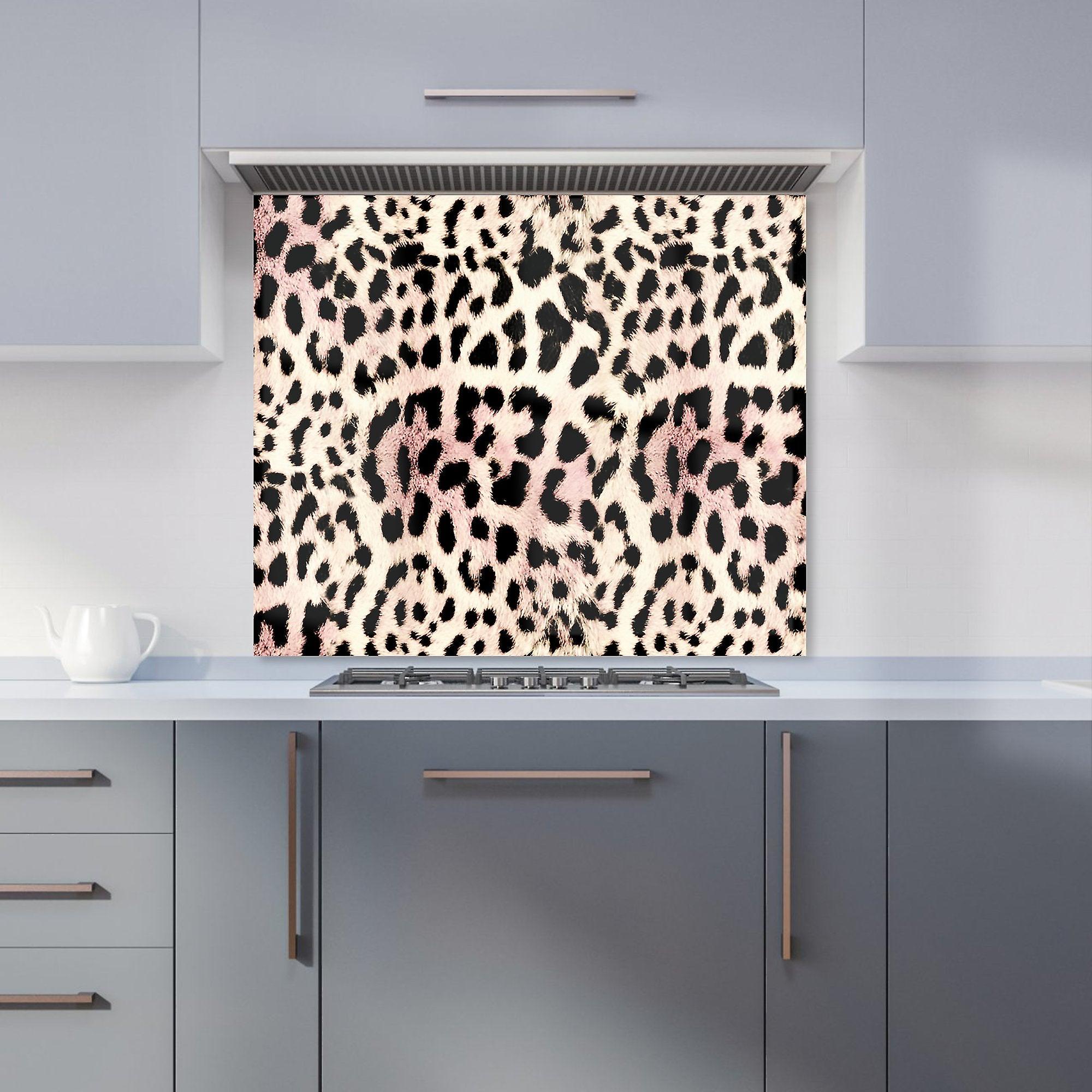Leopard Hide Kitchen Splashback