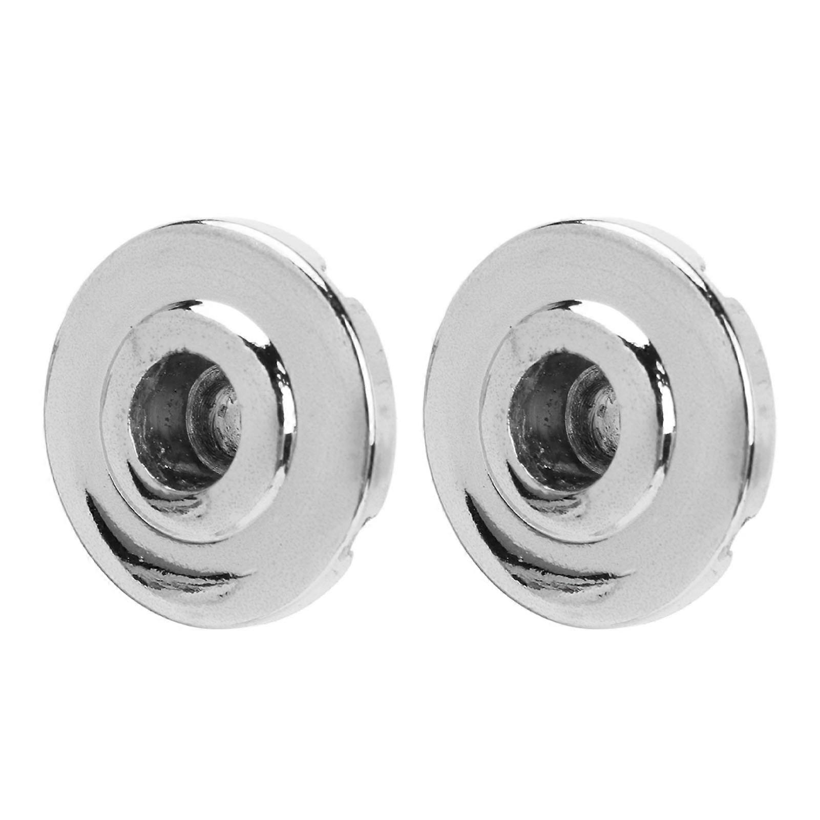 Round Electric Bass String Retainer Friction Reducing Robust Decorative Electric Bass String Tree Silver 