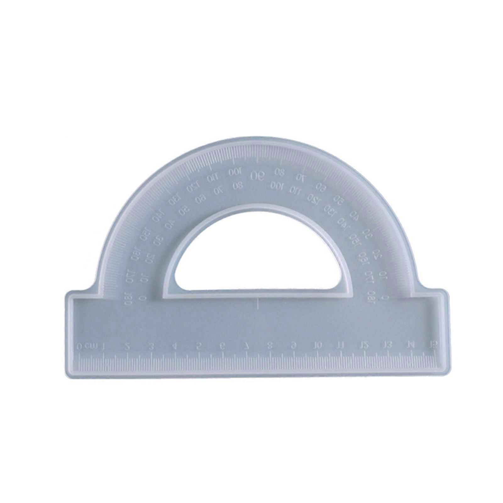 Crystal Glue Molds for DIY Craft Stationery Rulers Straight Square Triangular