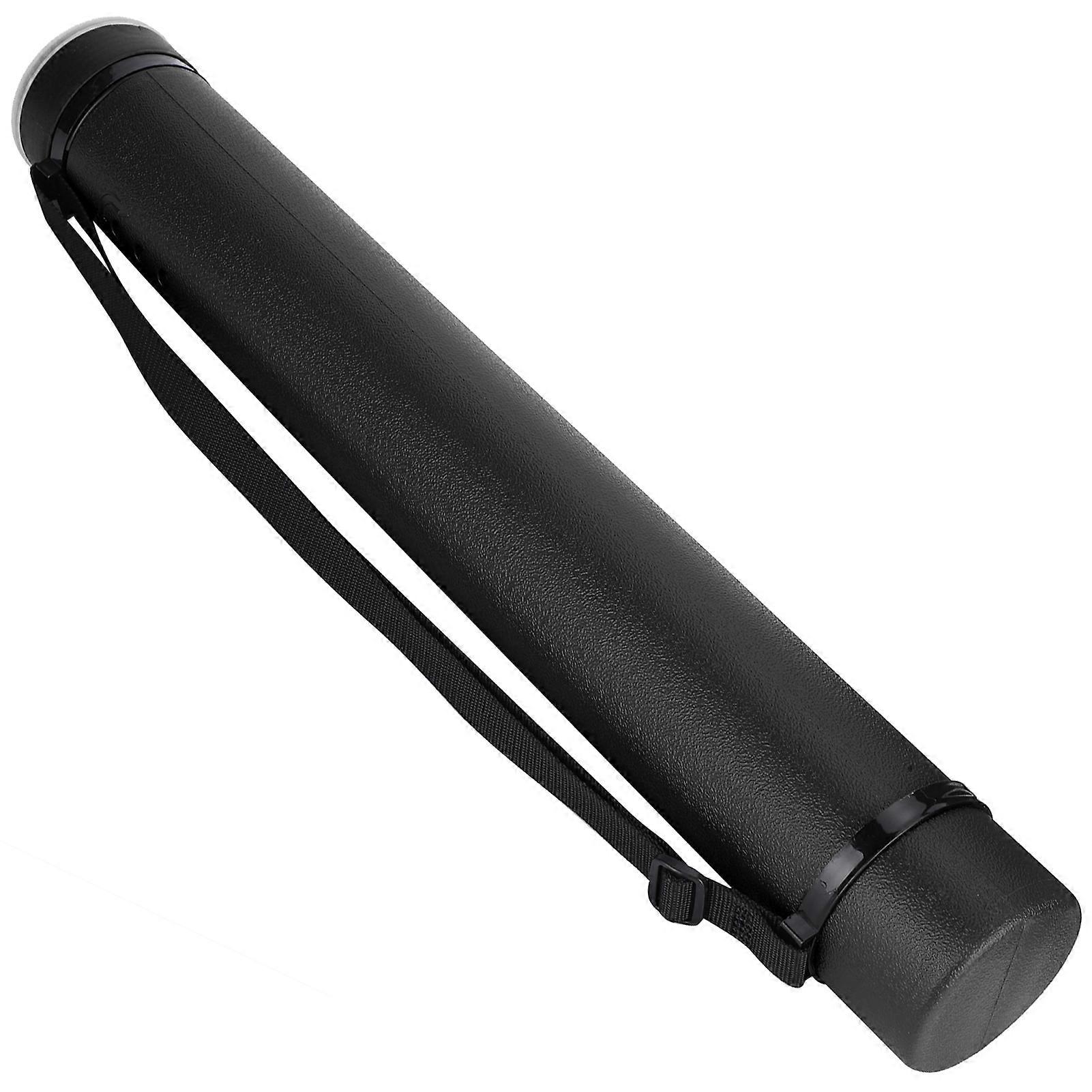 Drawing Storage Tube Extendable Thickened Telescopic Collection Poster Drafting CaseBlack