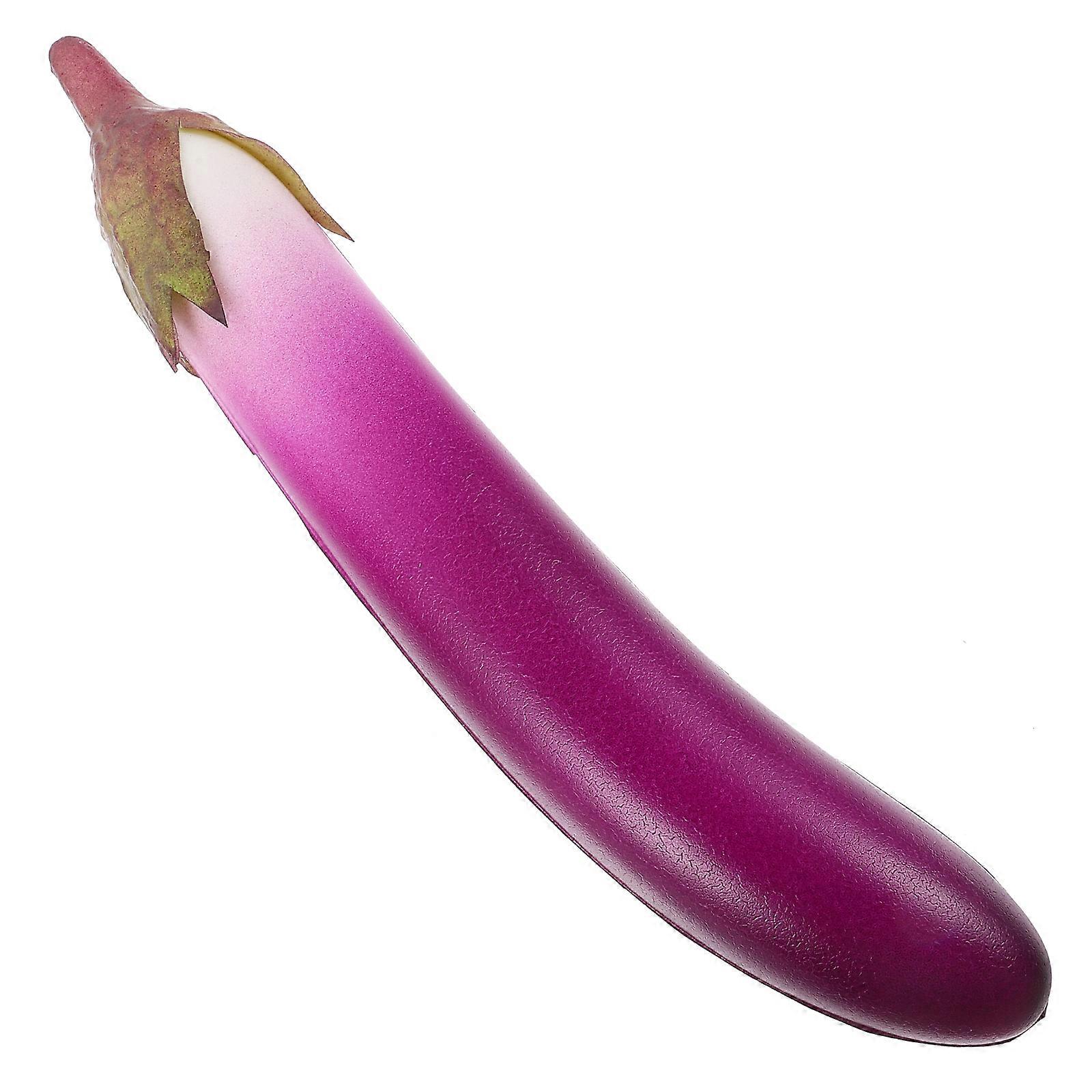 Lifelike Eggplant Artificial Fake Display Simulation Food Model Faux Realistic Vegetable Prop