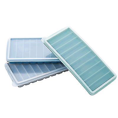 Green Stripe Silicone Ice Tray, 10 Silicone Ice Molds Az14814
