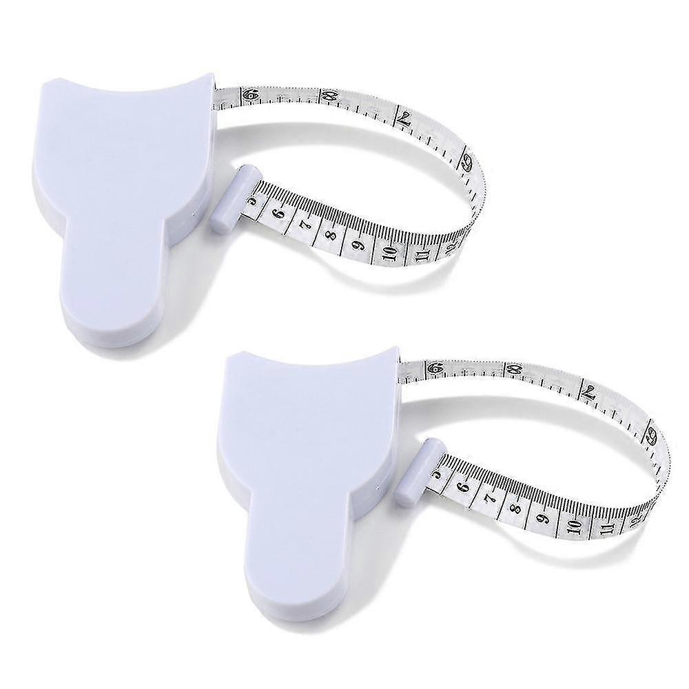 2pack Body Measure Tape 60inch (150cm), Lock Pin And Push-button Retract, Ergnomic And Portable Design