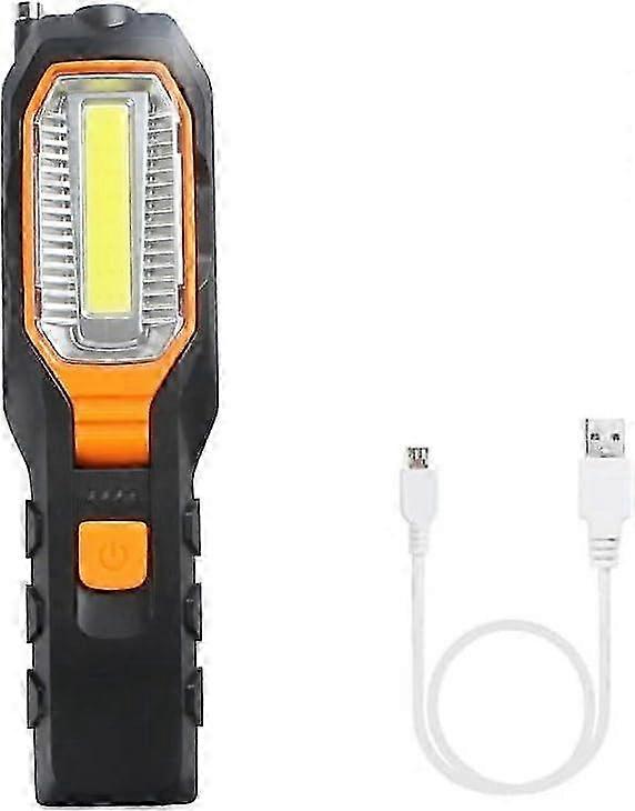 Flashlights (standard) Rechargeable LED work light 6 in 1 portable torch 4 modes