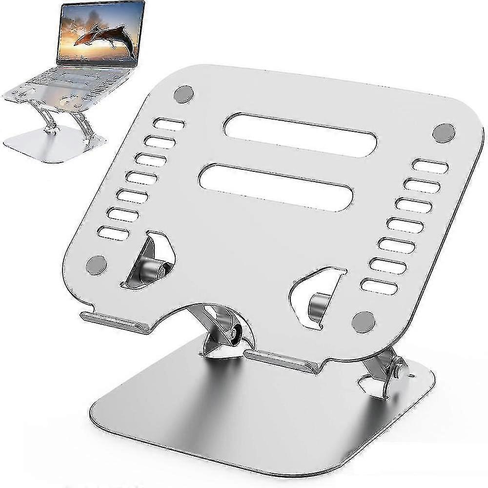 Laptop Stand, Ergonomic Height Angle Adjustable Computer Laptop Stand [silver]