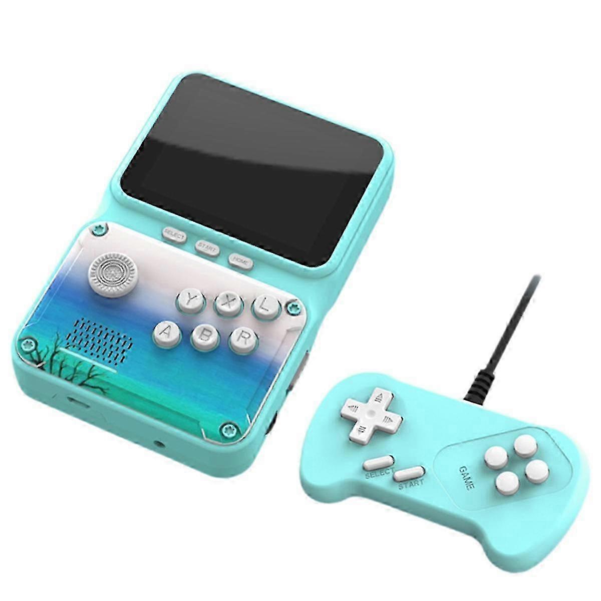 Handheld Retro Game Console 2.8 Inch 500 Games Retro Arcade Av Connection Support 2 Players For Children's Gift Blue