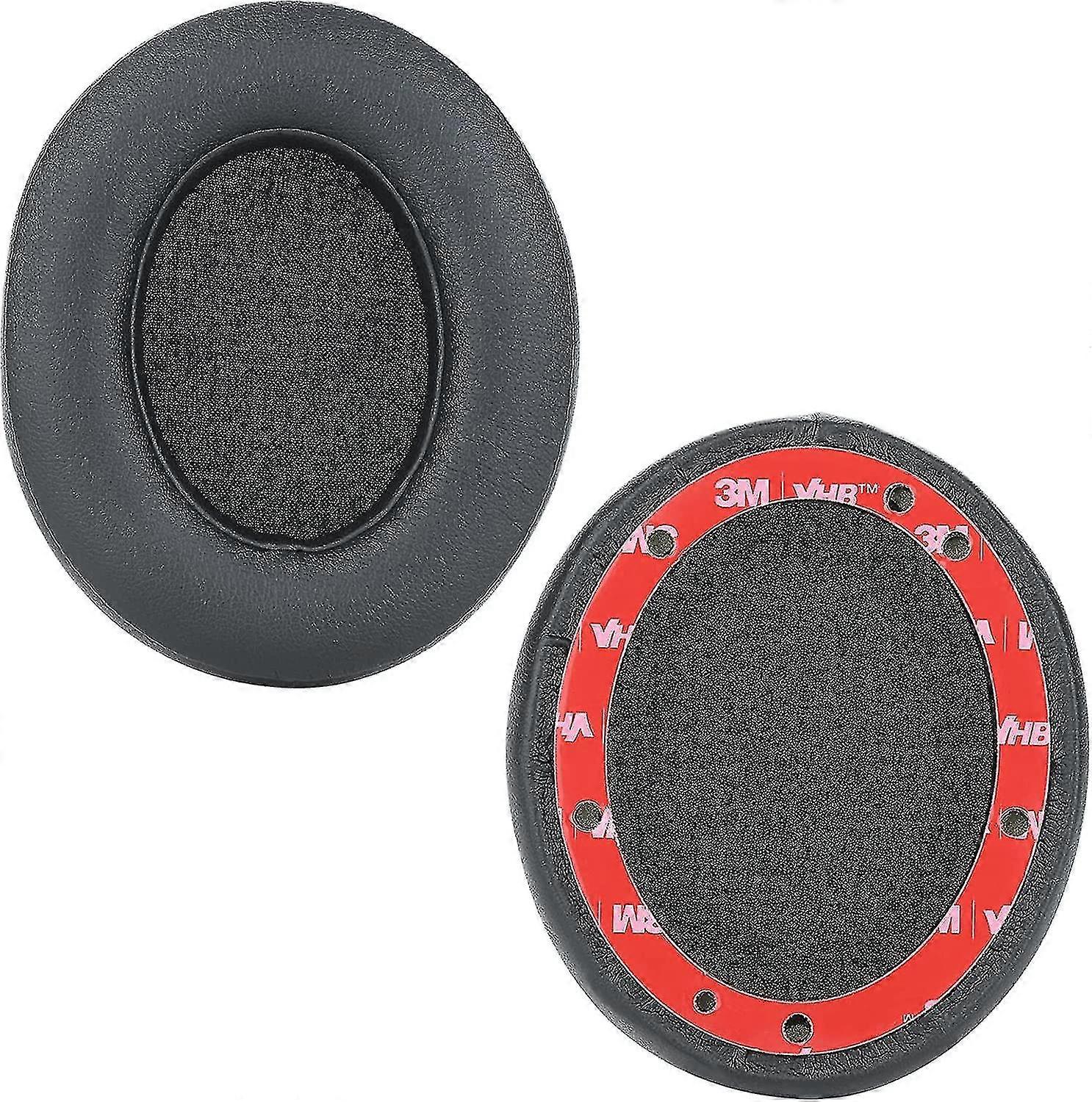 KINCJON Ersättning Öronkuddar Kompatibla med Beats Studio2.0 / Studio3.0 Trådlös/Trådbunden, Ersättning Öronkuddar Skydd Över Örat Hörlurar Svart /