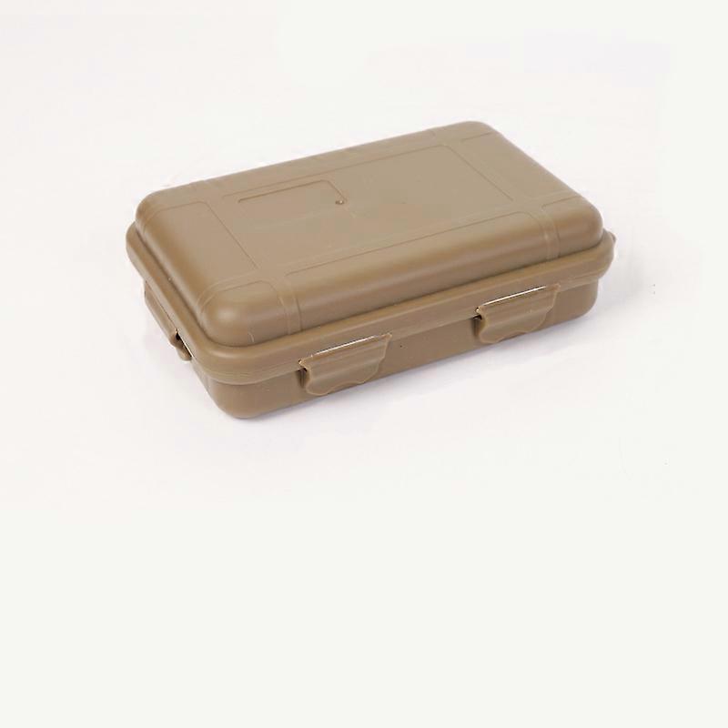 Outdoor Compact Shockproof Waterproof Sealed Storage Box Tool Container (Black)