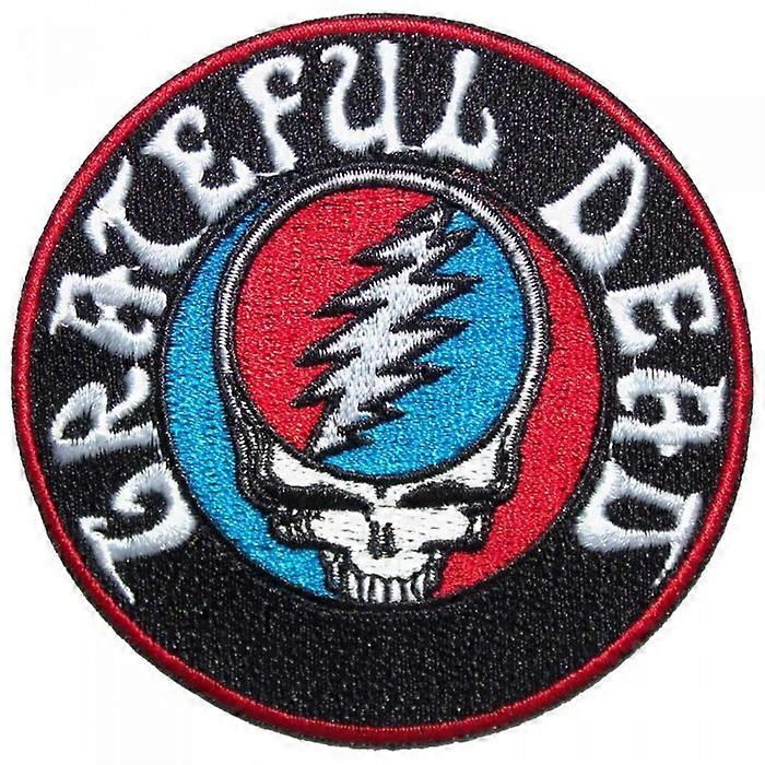 Patch de Ferro com Logo Tecido Grateful Dead Steal Your Face