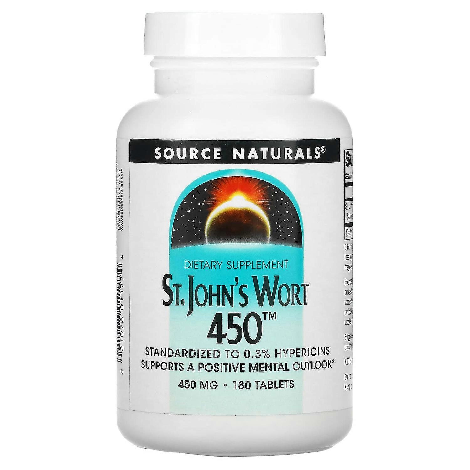 Source Naturals, St. John's Wort 450, 450 mg, 180 Tablets