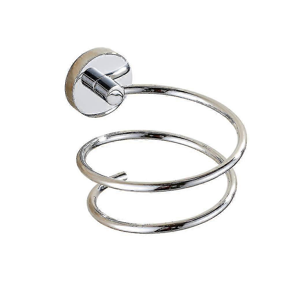 Hair Dryer Bracket Wall Mounted Coil Spring Blower Bracket