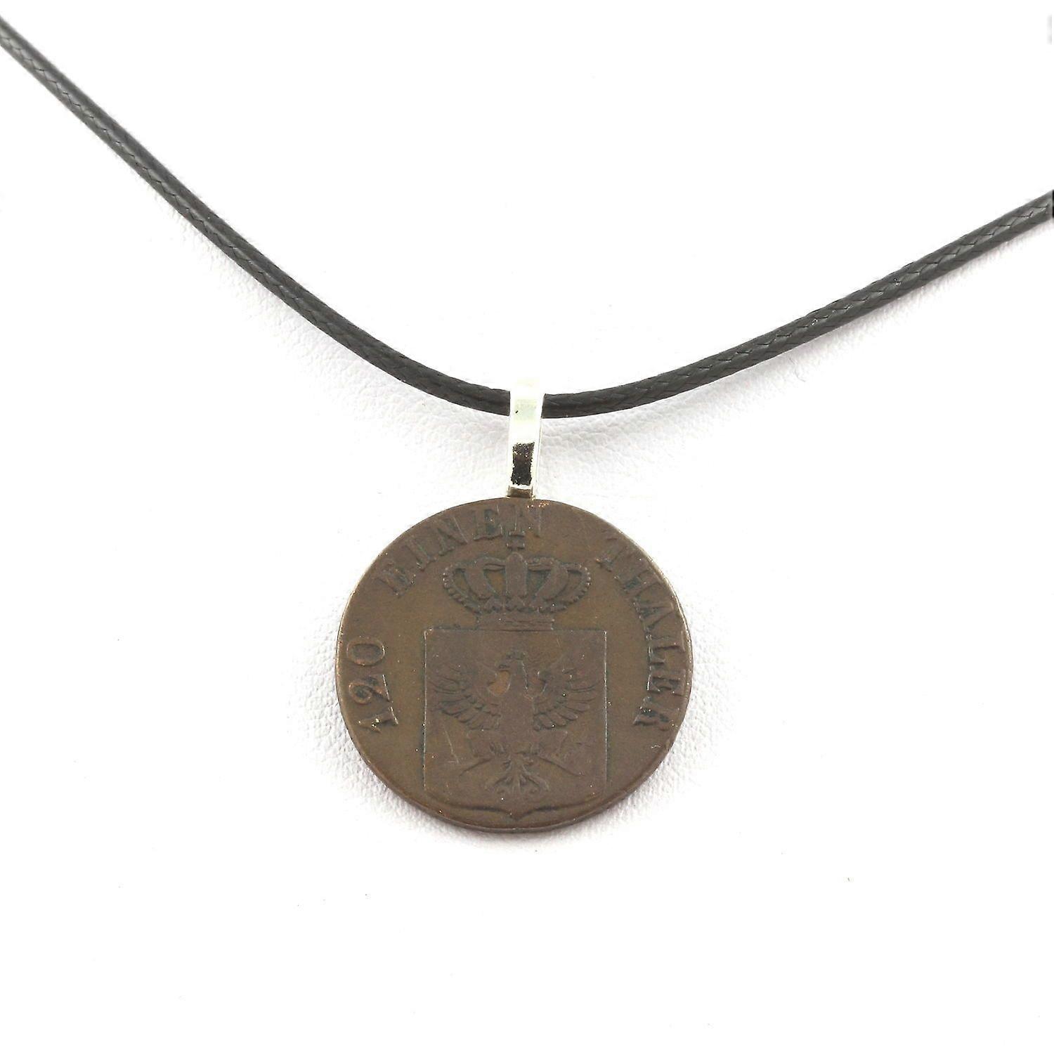 Coin necklace Kingdom of Prussia 3 pfenninge - Friedrich Wilhelm III