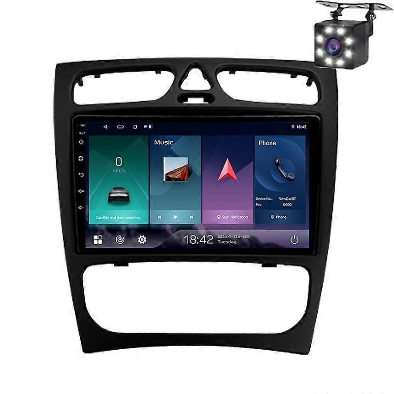 For Mercedes Benz C Class S203 CL203 2000-2004 Car Radio Video Player WIFI Navigation GPS