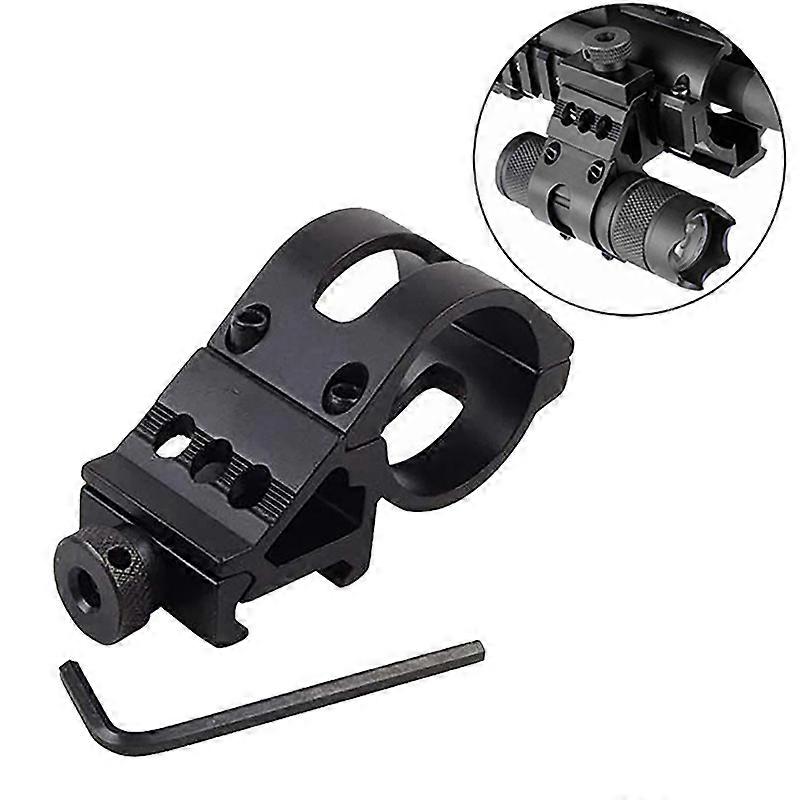 1Pair 254mm Quick Release Offset Flashlight Scope Mount 20mm Rail 45 Degree Sight Mount Hunting Accessories