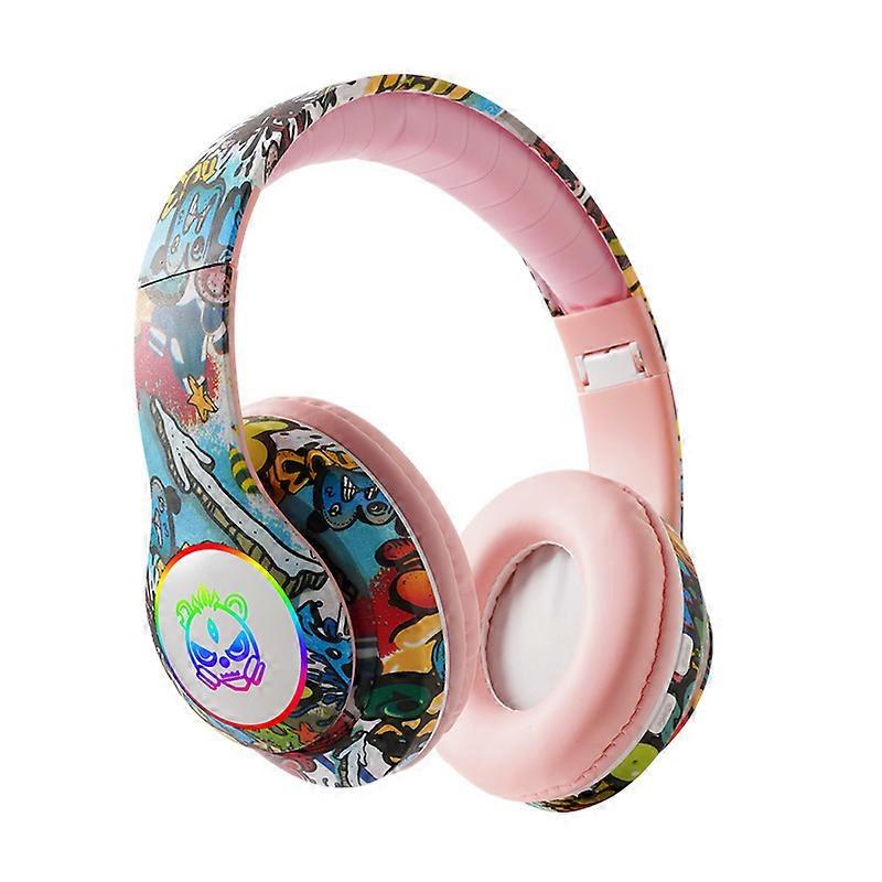 Bluetooth Earphones OHPA LX 8686 In Ear Noise Canceling Pink
