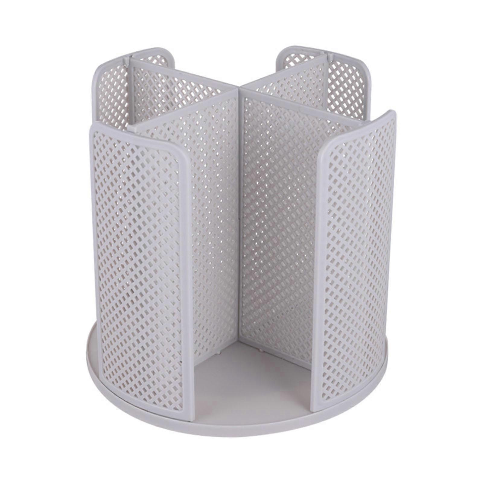 Rotated Plastic Cup Storage Rack Hollow Design Draining Cups Stand for Home Kitchen