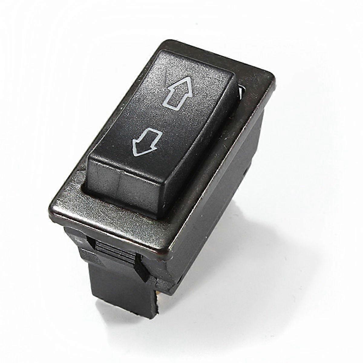 Universal Car Auto Power Electric Control Window Switch Repair Button Cover Cap Seat 5 Pin DPDT DC 12V 20A Window Switch 5 Pins Black