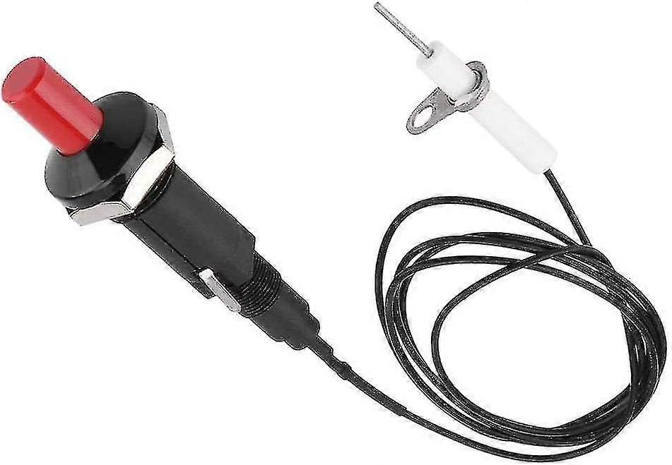 Piezo Electric Igniter, Piezo Igniter, Push Button Igniter, Professional Pp Plastic Piezo Spark Igniter With 1m Cable For Gas Fireplace, Igniter, Ligh